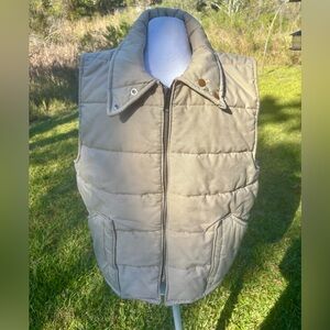 Vintage Tom Cat Nine Lives Insulated Vest Men’s Size XLarge Khaki